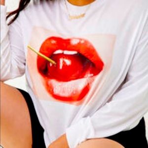 Plus Size Cherry Woman Graphic Tee
